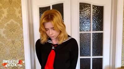 学校教育の悪い女子校生に義父が過酷なお仕置き～お仕置きと口淫